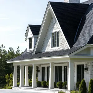 Timeless Stone Homestead with a Sweeping Terrace