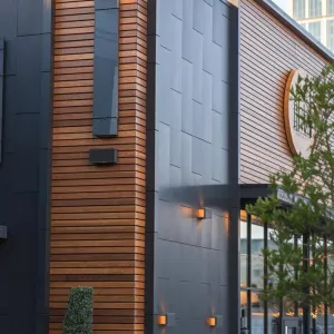 Preview of Wooden Elegance Amidst Modern Lines