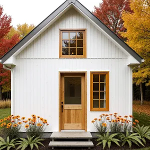 Charming Cabin in Autumn’s Embrace