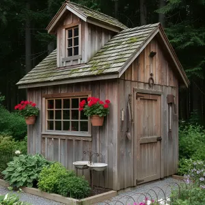Rooster-Dormer Garden Keeper’s Shed