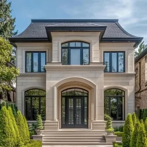 Modern Neoclassical Charm with a Wink