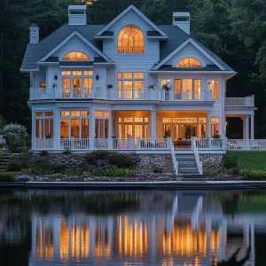 Harmonious Haven Beside the Lake