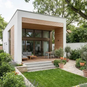 Modern Porch Courtyard Garden Escape