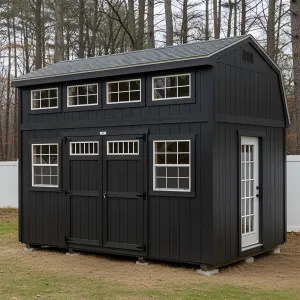 Jet-Black Barn: A Cozy Nook