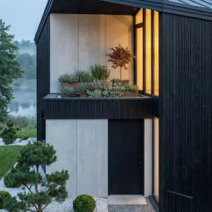 Lakeside Retreat With Green Terrace Nook