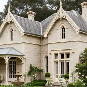 Gothic Grace in a Garden Delight