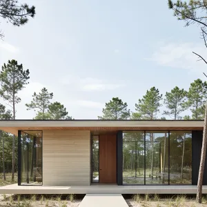 Woodland Sanctuary: Concrete’s Cozy Companion