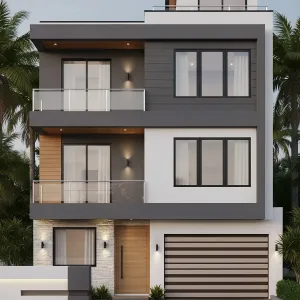 Urban Triplex With Tiered Terraces