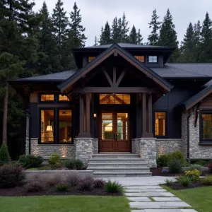 Gabled Glory Among the Pines