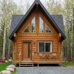 Pinecrest A-Frame Log Hideout