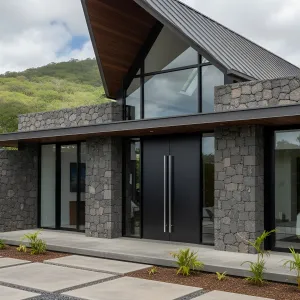 Volcanic Villa Voyage: Stoned in Style