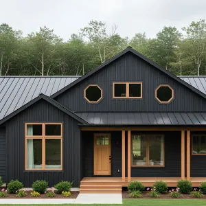 Statuesque Charcoal Haven with a Dash of Quirk