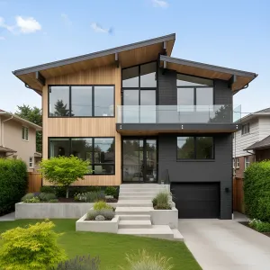 Two-Story Trendsetter: Where Retro Meets Rooftop