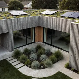 Vertical Slat Fiesta: Timber’s Eclectic Embrace