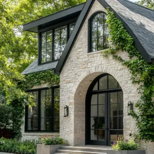 Preview of Charming Stone Cottage with Lush Greenery
