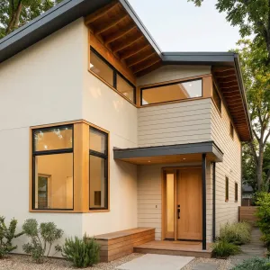 Cedar Framed Suburban Modern Hideaway