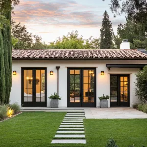 Spanish Bungalow Delight at Twilight