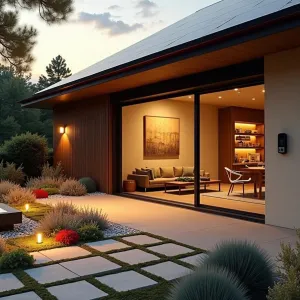 Sunlit Serenity: The Retro Retreat