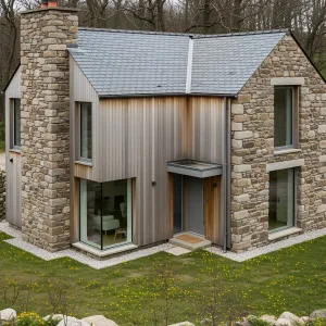 Embracing Simplicity: A Stone Cottage Tale