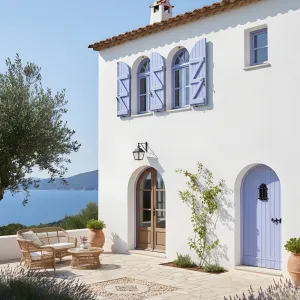 Lavender Shutters by the Sea