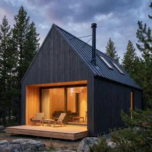 Twilight Grove Charcoal Cabin