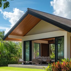 Tropical Minimalist Oasis