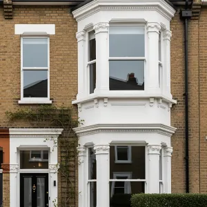 Victorian Vibes: Brick Walls and Bay Windows