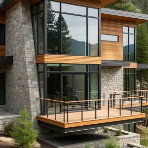 Mountaintop Marvel of Timber and Glass