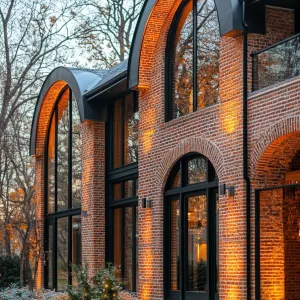 Glowing Arches of Brick Delight