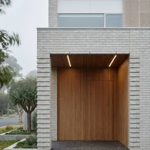 Timber Niche Urban Entry House