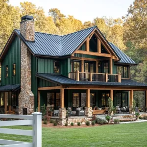 Outdoor Fire Pit and Seating Area