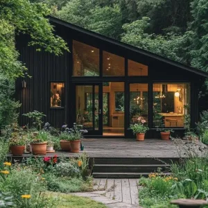Rustic Serenity: A Woodland Hideout