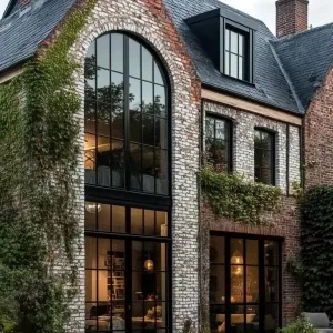 Brick Bliss Under Ivy Kisses