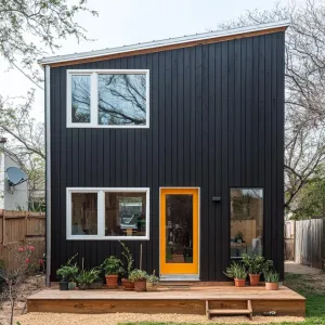 Bold Black Box with Citrus Charm
