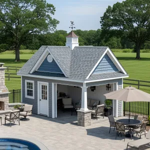 Cozy Poolside Cottage Chic