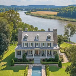 Gabled Grandeur by the Water