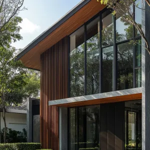 Whimsical Wood and Glass: A Thai Haven