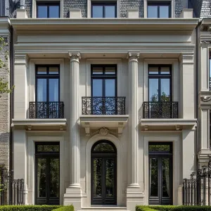 Stately Neoclassical Delight with a Hint of Modern Mischief