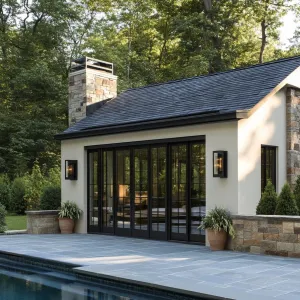 Chic Poolside Retreat