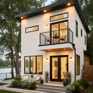 Riverside Flat-Roof Pocket Home