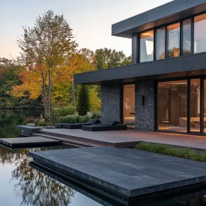 Floating Zen Sanctuary: A Lakefront Meditation