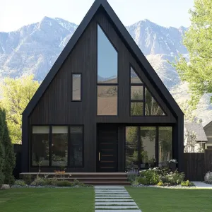 A-Frame Elegance in Scandinavian Modern