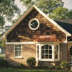 Cedar Gable With Copper Bay Charm