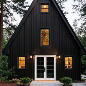 A-Frame Mystery in the Woods
