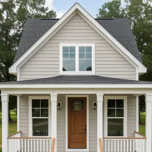 Charming Cabin with Chocolate Door Greetings