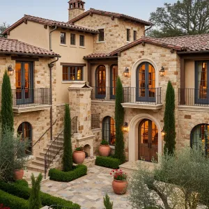 Tuscan Terrace with Courtyard Charm