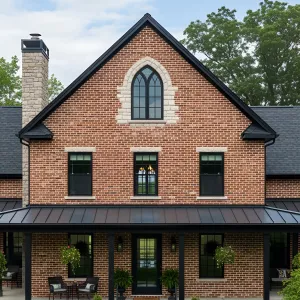 Red Brick Repose: A Rustic Getaway