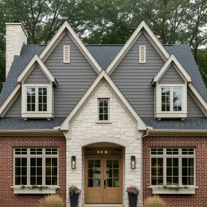 Brick and Wood Symphony: A Cozy Classic