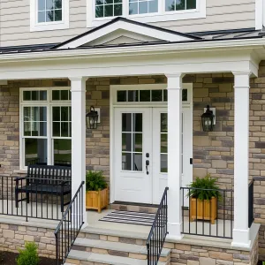 A Delightful Dwelling with Stone and Symmetry