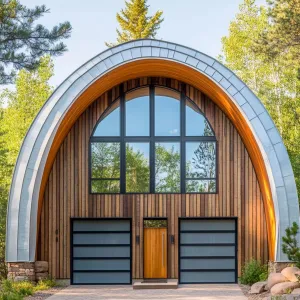 Arc Peeking Through Pines